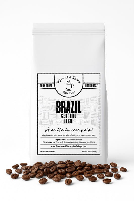Brazil Cerrado SWP Decaf – Dark Roast